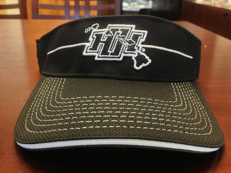 HAWAIIANHARDBALL HH BLACK VISOR HH HEADWEAR 1 HAWAIIANHARDBALL HH BLACK VISOR HH HEADWEAR