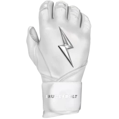 BRUCE BOLT 2021 YOUTH CHROME SERIES LONG CUFF BATTING GLOVES WITH STORAGE BAG 14 BRUCE BOLT 2021 YOUTH CHROME SERIES LONG CUFF BATTING GLOVES WITH STORAGE BAG