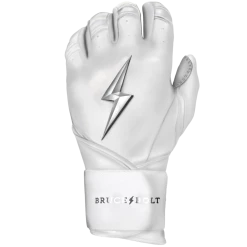 ADULT BRUCE BOLT 2021 CHROME SERIES LONG CUFF BATTING GLOVES WITH STORAGE BAG 13 ADULT BRUCE BOLT 2021 CHROME SERIES LONG CUFF BATTING GLOVES WITH STORAGE BAG