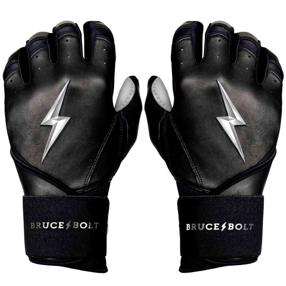 ADULT BRUCE BOLT 2021 CHROME SERIES LONG CUFF BATTING GLOVES WITH STORAGE BAG 7 ADULT BRUCE BOLT 2021 CHROME SERIES LONG CUFF BATTING GLOVES WITH STORAGE BAG