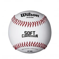 WILSON A1228B LEVEL 5 SOFT COMPRESSION BASEBALL GAME BALLS