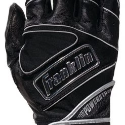 ADULT FRANKLIN POWERSTRAP CHROME BATTING GLOVES