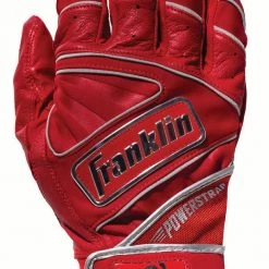 ADULT FRANKLIN POWERSTRAP CHROME BATTING GLOVES