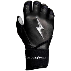 ADULT BRUCE BOLT 2021 CHROME SERIES LONG CUFF BATTING GLOVES WITH STORAGE BAG 20 ADULT BRUCE BOLT 2021 CHROME SERIES LONG CUFF BATTING GLOVES WITH STORAGE BAG