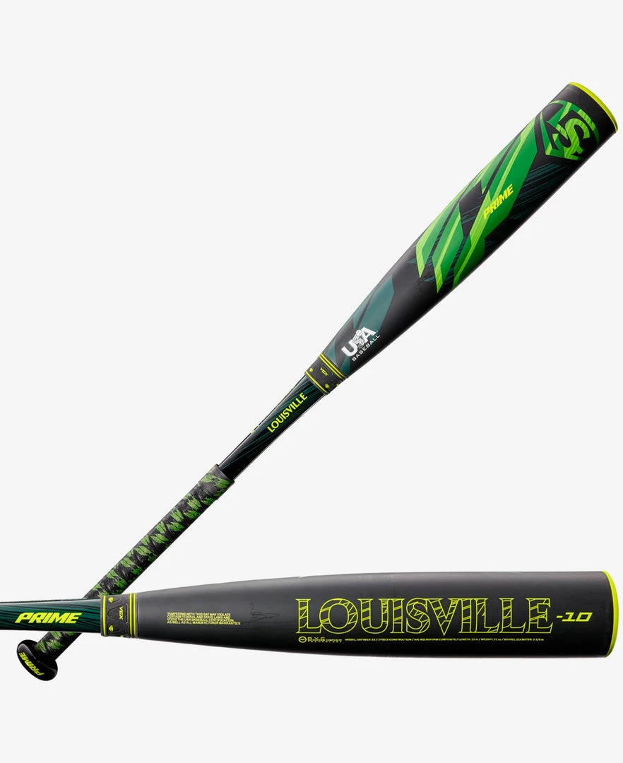 2022 LOUISVILLE SLUGGER PRIME® (-10) USA BASEBALL BAT USA BATS 1 2022 LOUISVILLE SLUGGER PRIME® (-10) USA BASEBALL BAT USA BATS