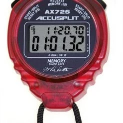 ACCUSPLIT SIGNATURE SERIES, 40TH MEMORY ANNIVERSARY PRO MEMORY STOPWATCH COACHES CORNER