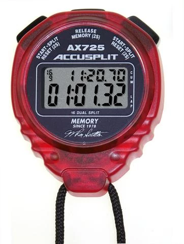 ACCUSPLIT SIGNATURE SERIES, 40TH MEMORY ANNIVERSARY PRO MEMORY STOPWATCH COACHES CORNER 1 ACCUSPLIT SIGNATURE SERIES, 40TH MEMORY ANNIVERSARY PRO MEMORY STOPWATCH COACHES CORNER
