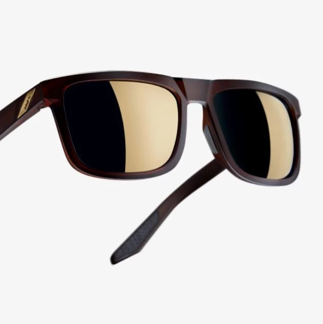 100% BLAKE SOFT TACT ROOTBEER FLASH GOLD LENS 5 100% BLAKE SOFT TACT ROOTBEER FLASH GOLD LENS