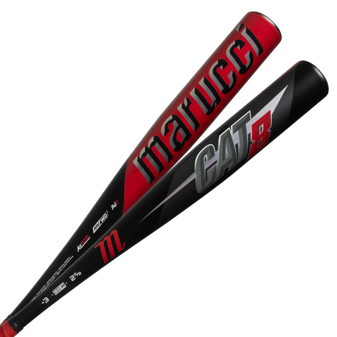 BBCOR BATS MARUCCI CAT8 BBCOR - BLACK 4 BBCOR BATS MARUCCI CAT8 BBCOR - BLACK