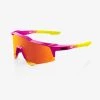 100% SPEEDCRAFT® FERNANDO TATIS JR SE PINK/YELLOW HiPER® RED MULTILAYER MIRROR LENS