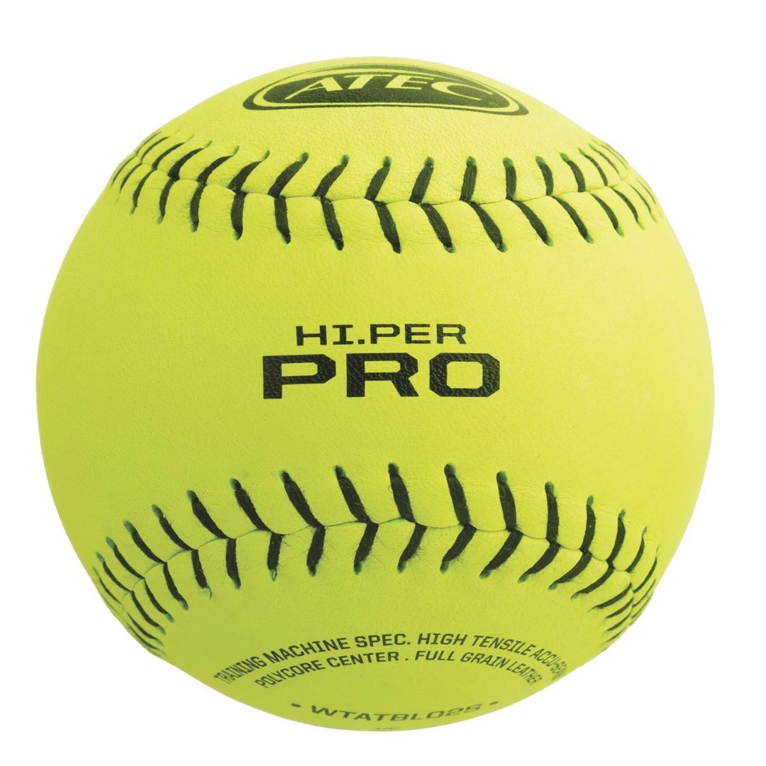 ATEC HI.PER PRO - LEATHER FLAT SEAM SOFTBALL SOFTBALLS 1 ATEC HI.PER PRO - LEATHER FLAT SEAM SOFTBALL SOFTBALLS