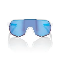 100% S2® MATTE WHITE HiPER® BLUE MULTILAYER MIRROR LENS + CLEAR LENS INCLUDED