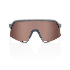 100% S3 SOFT TACT STONE GREY HiPER® CRIMSON SILVER MIRROR LENS