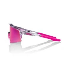 100% SPEEDCRAFT® SL POLISHED TRANSLUCENT GREY - PURPLE MULTILAYER MIRROR LENS + CLEAR LENS INCLUDED