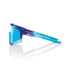 100% SPEEDCRAFT® MATTE METALLIC INTO THE FADE BLUE TOPAZ MULTILAYER MIRROR LENS + CLEAR LENS INCLUDED