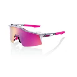 100% SPEEDCRAFT® SL POLISHED TRANSLUCENT GREY - PURPLE MULTILAYER MIRROR LENS + CLEAR LENS INCLUDED