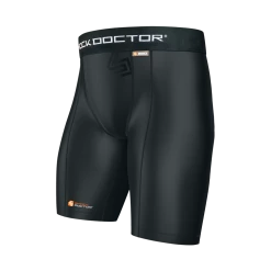 PROTECTIVE ACCESSORIES SHOCK DOCTOR CORE COMPRESSION SHORT WITH CUP POCKET